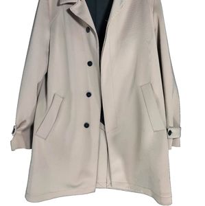 Zara Man Coat XL Classic Top Coat Beige Camel Tan